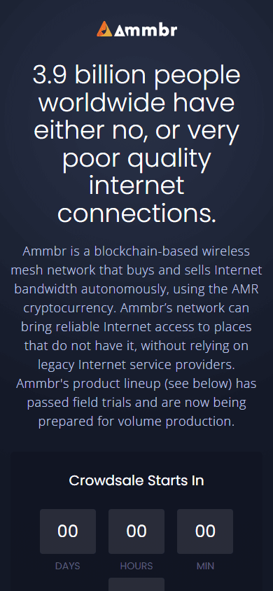 Ammbr supporting screenshot 1 of 1