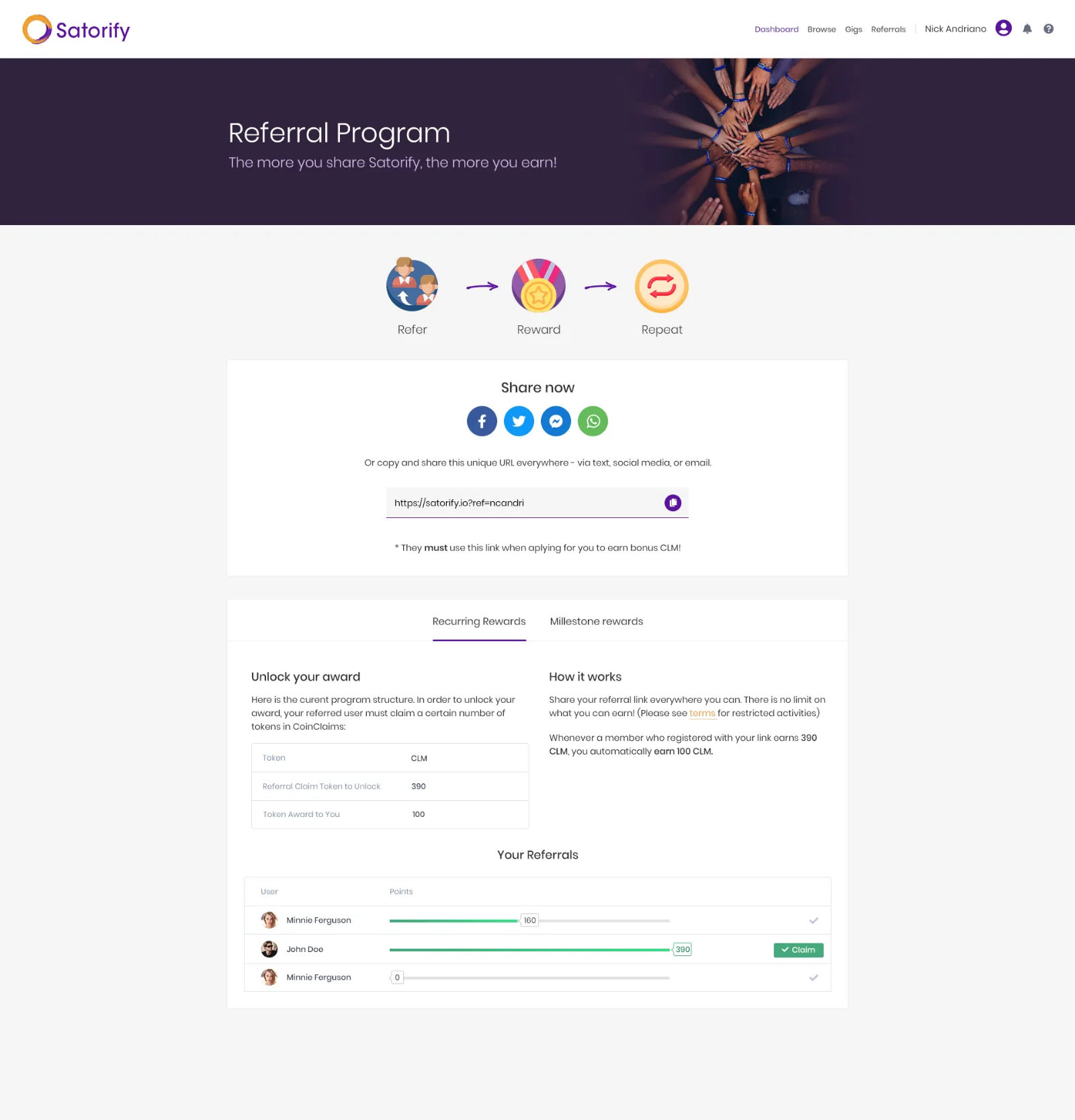Satorify supporting screenshot 1 of 2