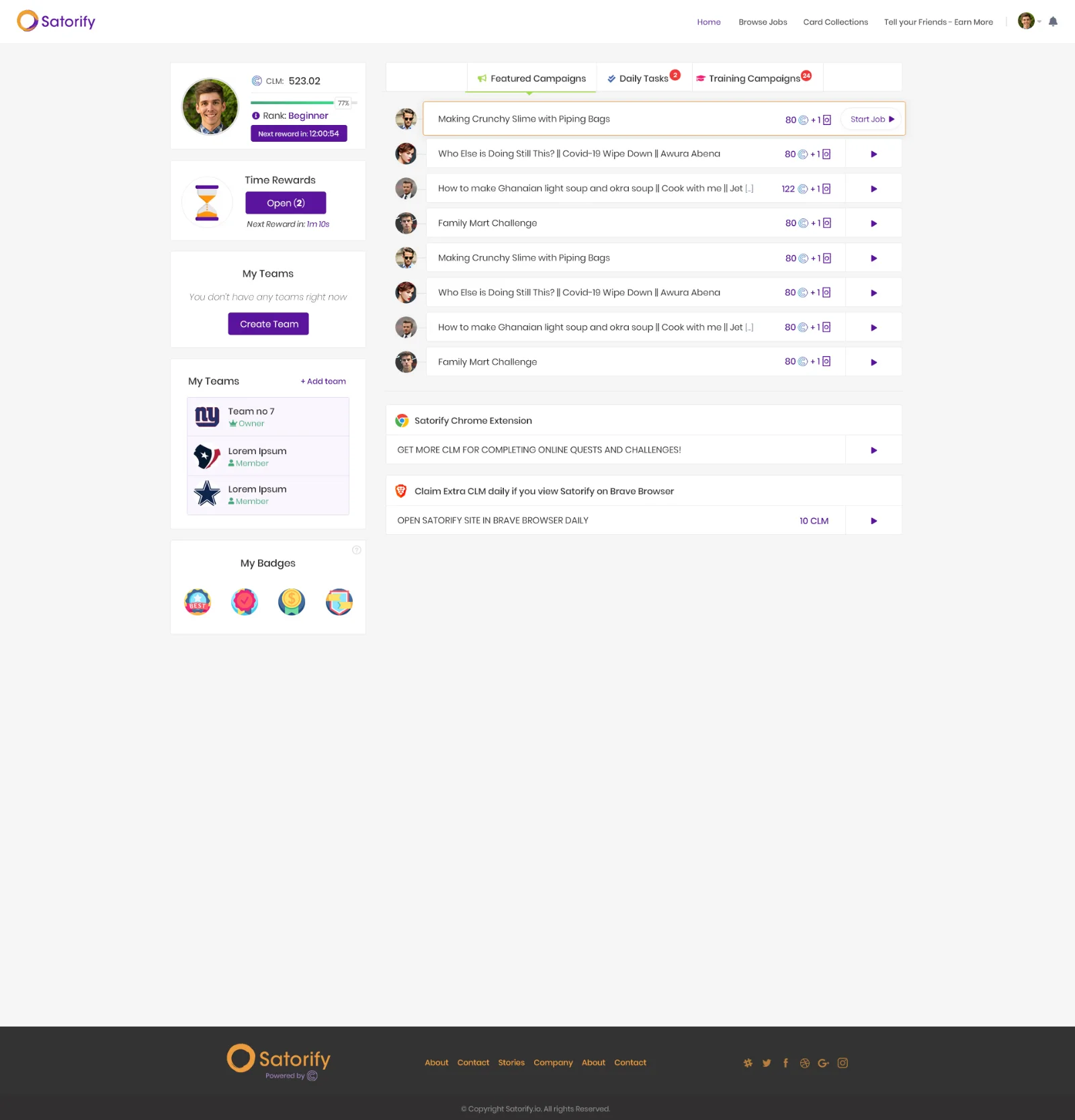 Satorify hero screenshot